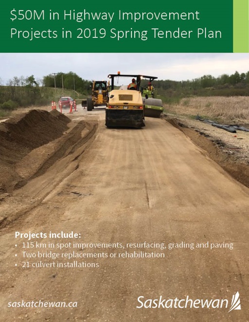 Spring Tender Tracker $50 Million In Highway Improvement Projects Announced In Spring Tender ...